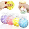 （IUSL）Pineapple Stress Balls for Kids and Adults Squishy Glitter Fruit Fidget Toys, (4pack) Sensory Stress Relief Toy Stretch Squeeze Ball, Stress Anxiety Relief Fidget Squishy Ball for ADHD Autism