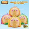 （IUSL）YoYa Toys Hedgehog Squisheez - Set of 4 Cute Stress Balls, Large Easter Stress Balls, Sensory Toys for Kids & Adults, Fun Party Gift Idea - with Purple, Pink, Green, & Yellow Hair