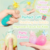 （IUSL）Pineapple Stress Balls for Kids and Adults Squishy Glitter Fruit Fidget Toys, (4pack) Sensory Stress Relief Toy Stretch Squeeze Ball, Stress Anxiety Relief Fidget Squishy Ball for ADHD Autism
